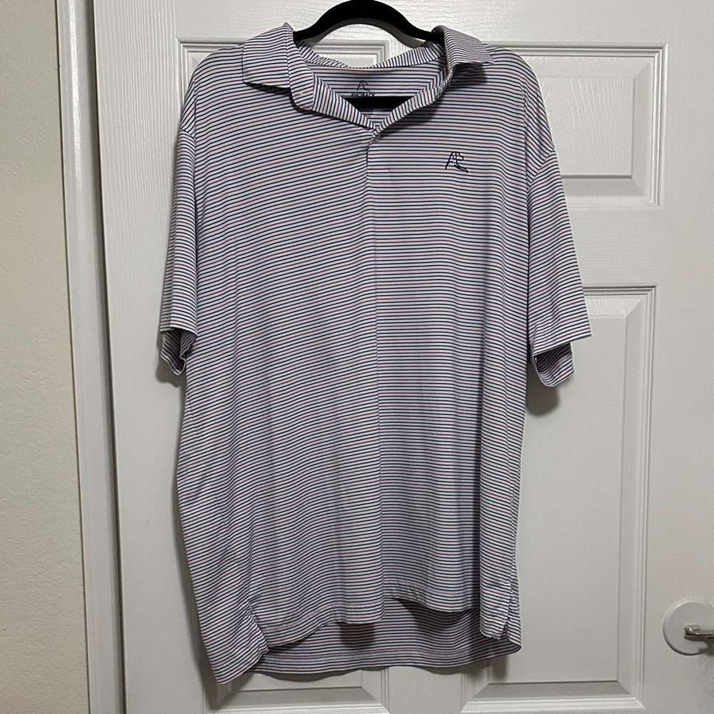 Rhoback Striped Polo